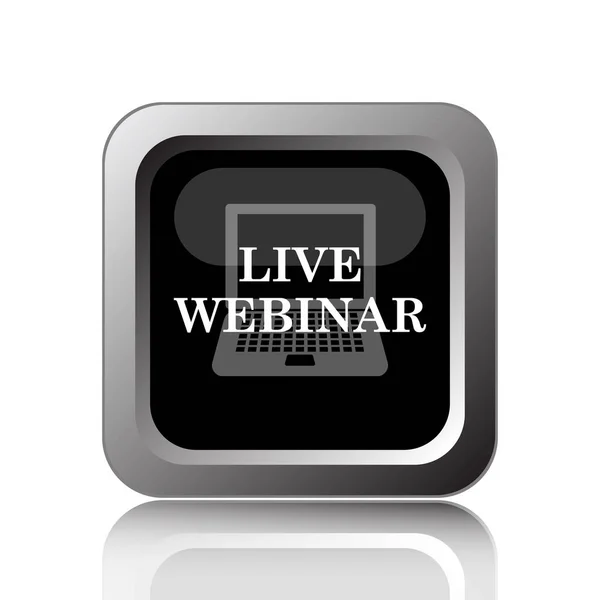 Live webinar icon — Stock Photo, Image