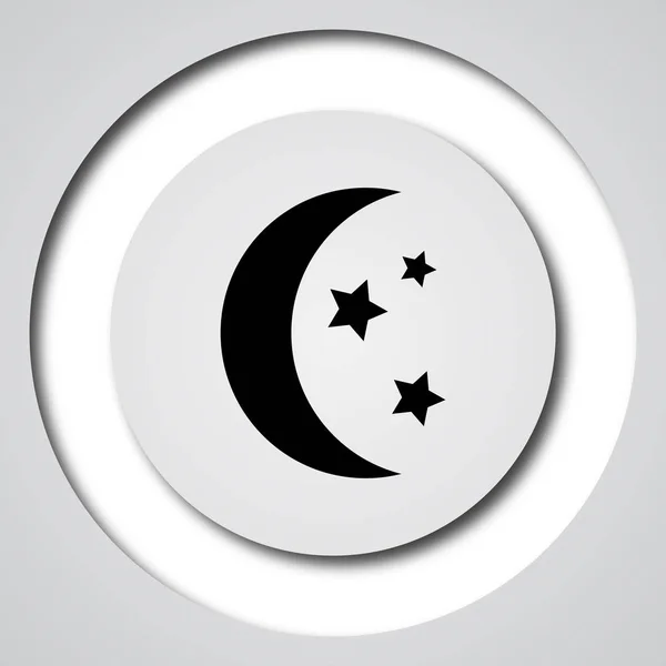 Ikona księżyc — Zdjęcie stockowe