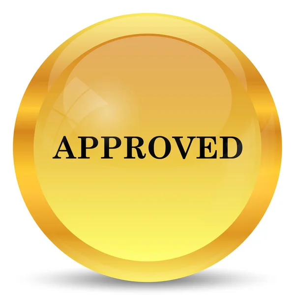Approved icon — Stock Photo, Image