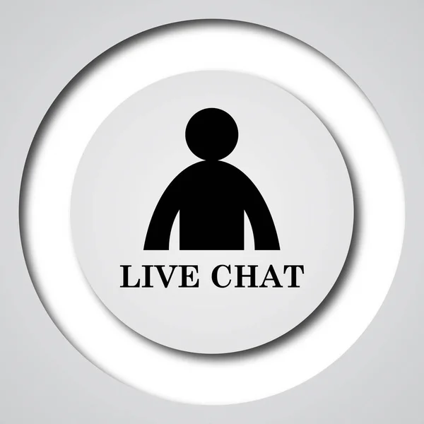 Live Chat icon — стоковое фото