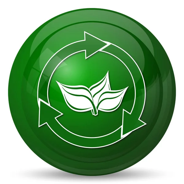 Recycleer het pictogram pijlen — Stockfoto
