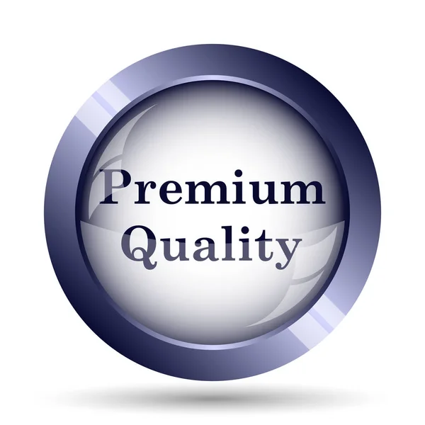 Premium Kvalita Ikona Internet Tlačítko Bílém Pozadí — Stock fotografie