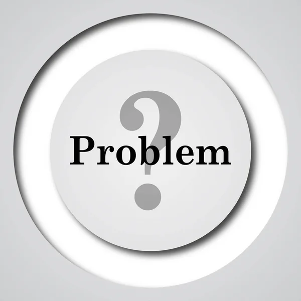 Problem-ikonen — Stockfoto
