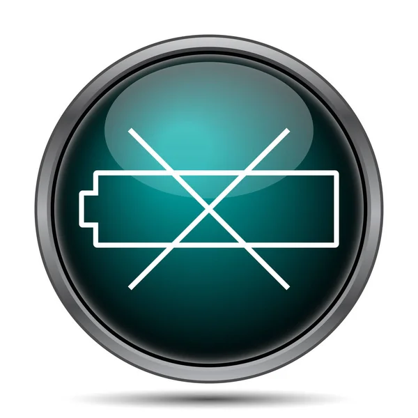 Pusta ikona baterii — Zdjęcie stockowe