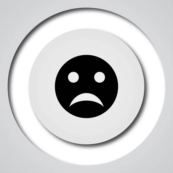 Treurige smiley icoon — Stockfoto