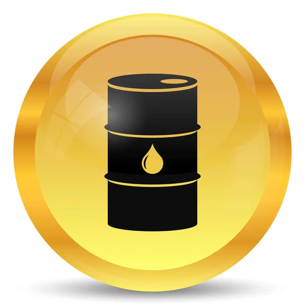 Oil barrel icon — Stock Photo, Image