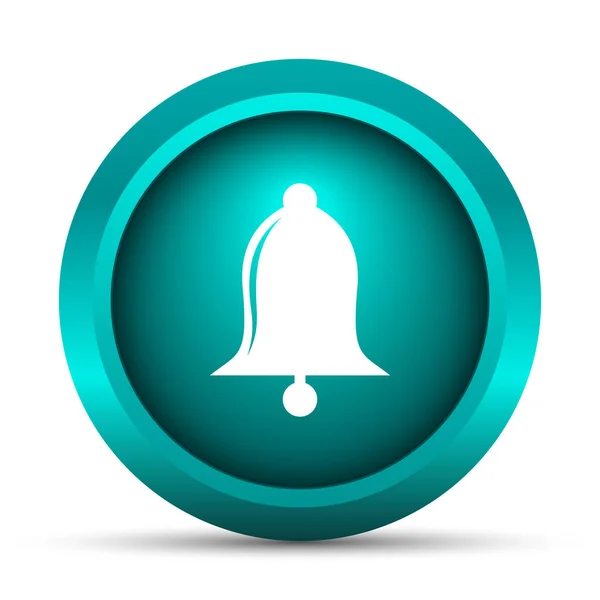 Icono Bell Botón Internet Sobre Fondo Blanco —  Fotos de Stock