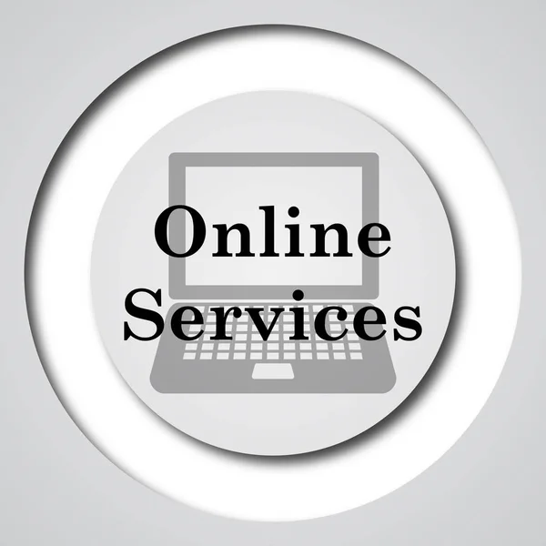 Icono de servicios online —  Fotos de Stock