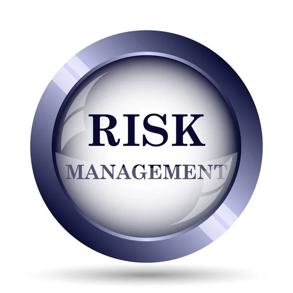 Ikona zarządzania ryzykiem — Zdjęcie stockowe