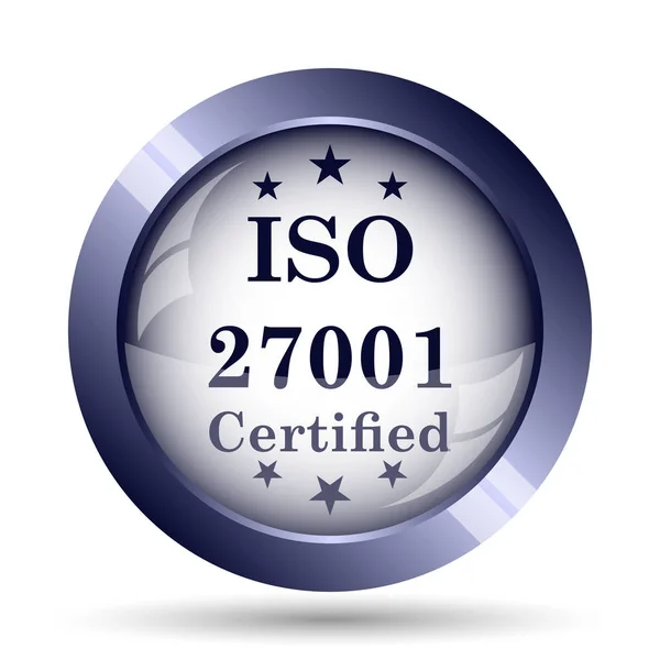 Ícone ISO 27001 — Fotografia de Stock