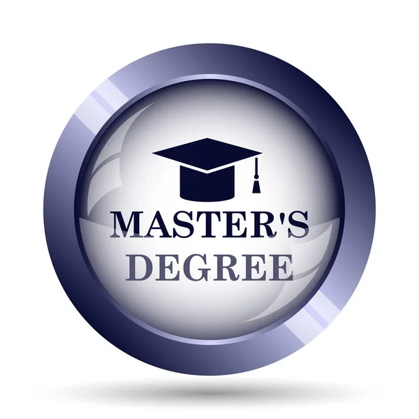 Master's degree pictogram — Stockfoto