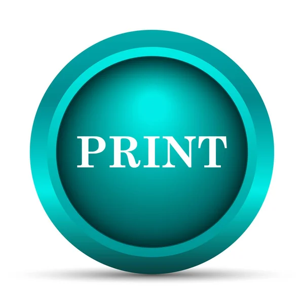 Print icon — Stock Photo, Image