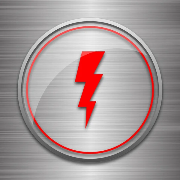 Lightning icon — Stock Photo, Image