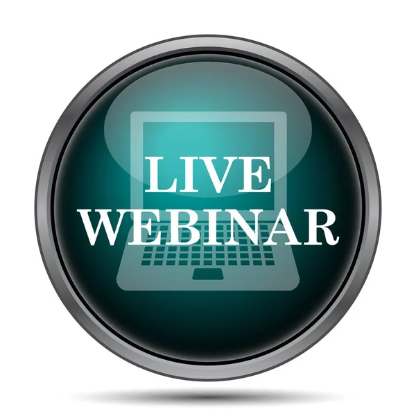 Live webinar icon — Stock Photo, Image