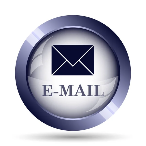 Mail Icon Internet Button White Background — Stock Photo, Image