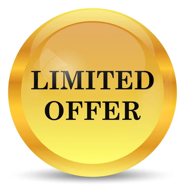 Limited offer icon. Internet button on white background