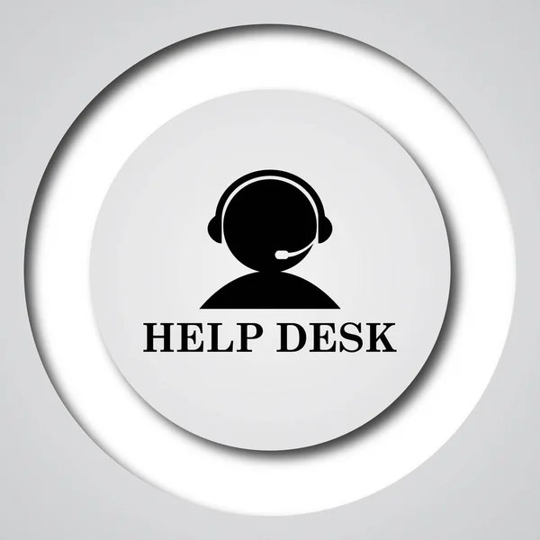 Ícone helpdesk — Fotografia de Stock