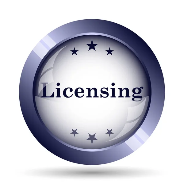 Licensiering ikonen — Stockfoto