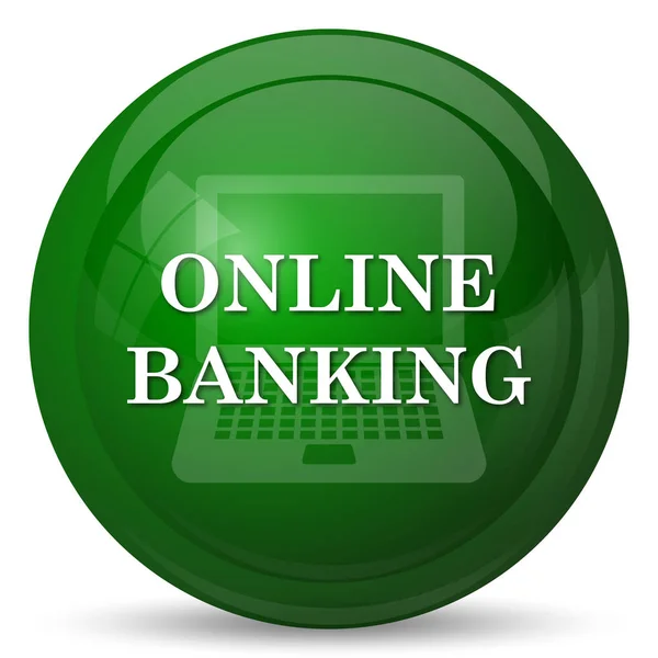 Icône bancaire en ligne — Photo