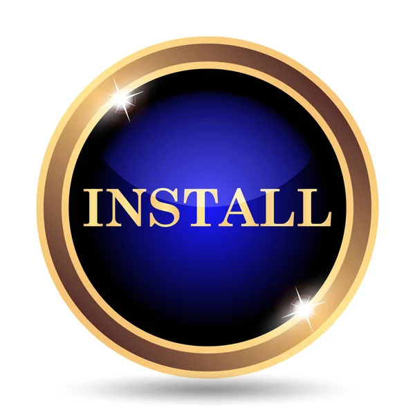 Install icon — Stock Photo, Image