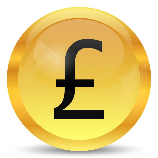 Pound icon — Stock Photo, Image