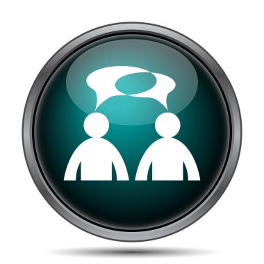 Yorumlar simgesi - kabarcıklar ile erkekler