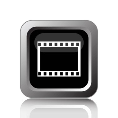 Fotoğraf simge. Beyaz arka plan üzerinde Internet düğmesi