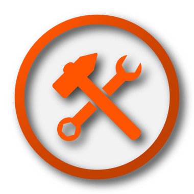 Araçlar simgesi. Beyaz arka plan üzerinde Internet düğmesi