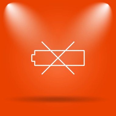 boş bir pil simgesi