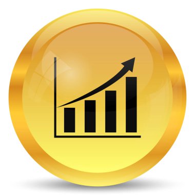 Grafik simgesini. Beyaz arka plan üzerinde Internet düğmesi