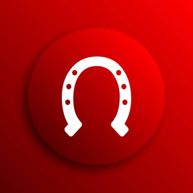 At nalı simgesi. Beyaz arka plan üzerinde Internet düğmesi