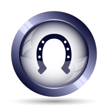 At nalı simgesi. Beyaz arka plan üzerinde Internet düğmesi