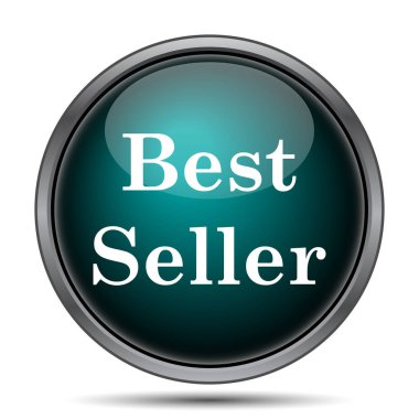 En iyi satıcı simgesi. Beyaz arka plan üzerinde Internet düğmesi