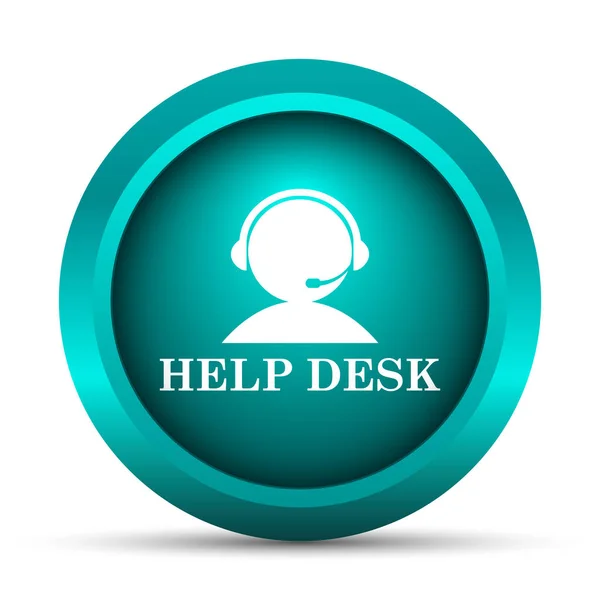 Ícone helpdesk — Fotografia de Stock