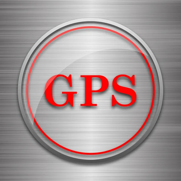 GPS значок — стокове фото