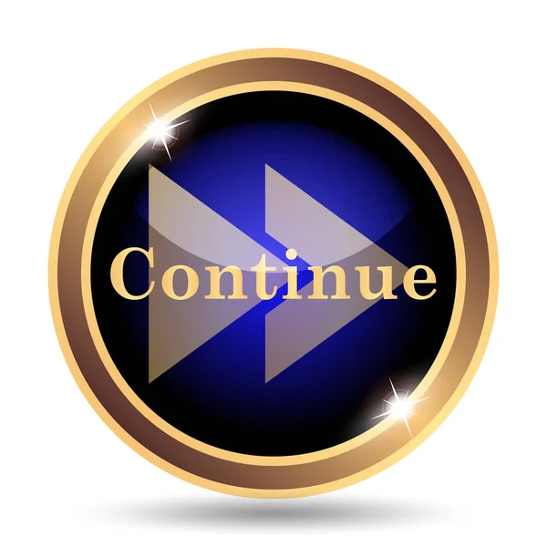 Continue icon — Stock Photo, Image