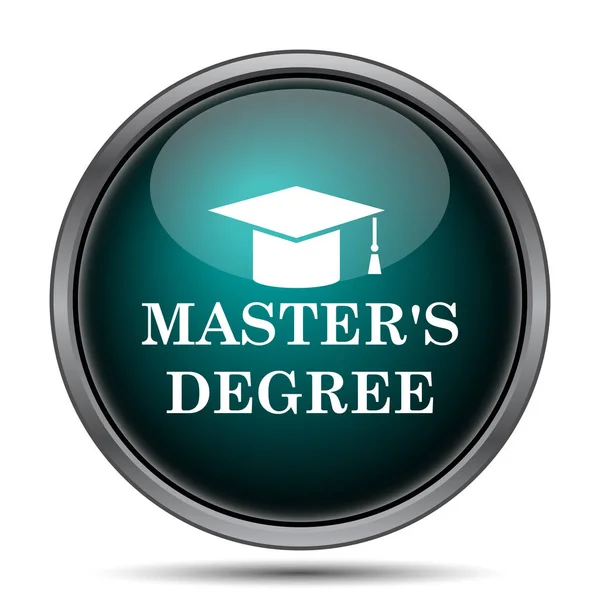 Master's degree pictogram — Stockfoto