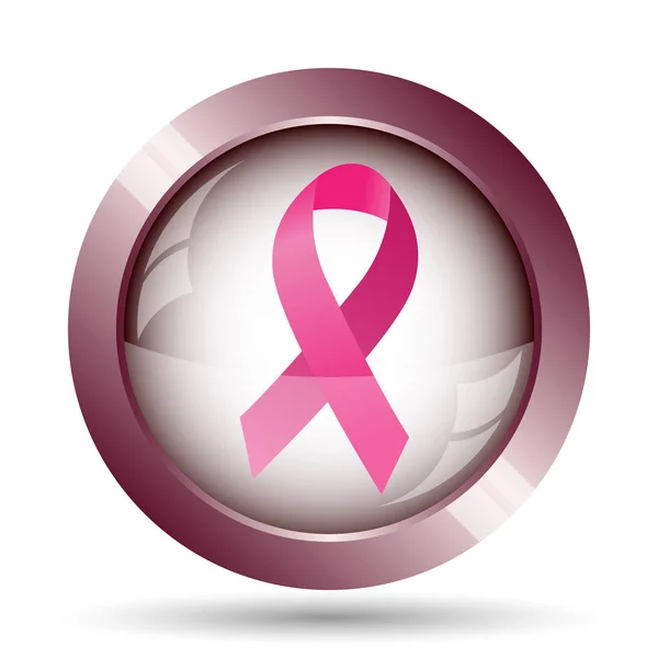 Breast cancer ribbon icon