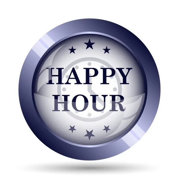 Happy hour-pictogram — Stockfoto