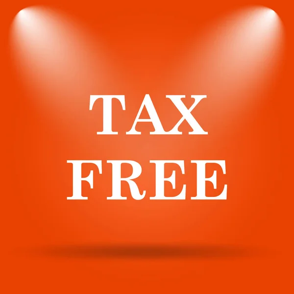 Иконка tax free — стоковое фото