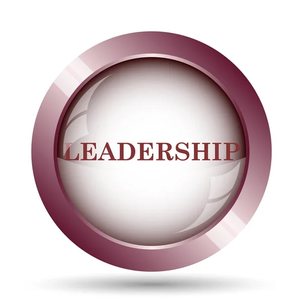 Leadership Icon Internet Button White Background — Stock Photo, Image