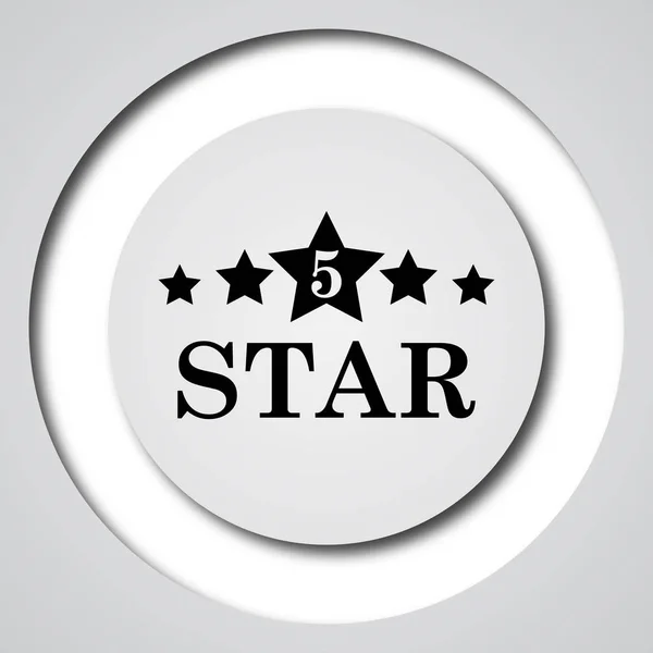 5 star icon — Stock Photo, Image