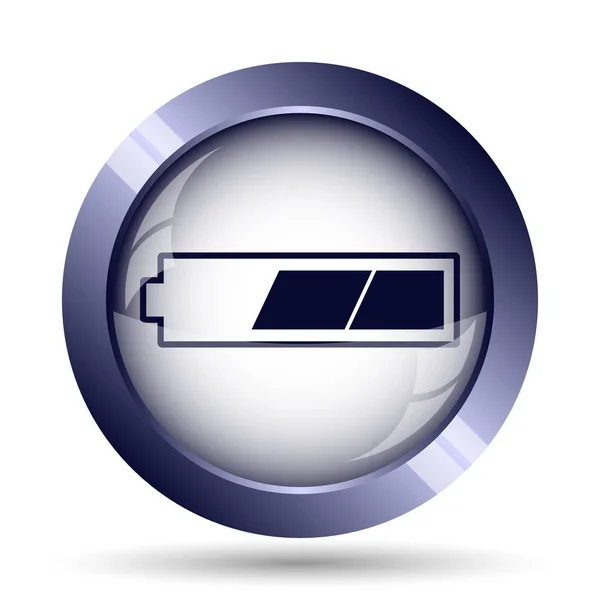 2 tercios cargado icono de la batería — Foto de Stock