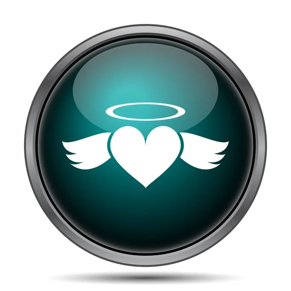 Corazón ángel icono —  Fotos de Stock