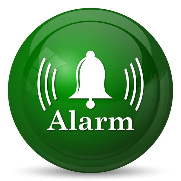 Alarm Icon Internet Button White Background — Stock Photo, Image