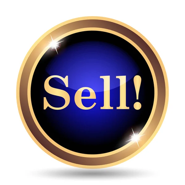 Sell Icon Internet Button White Background — Stock Photo, Image