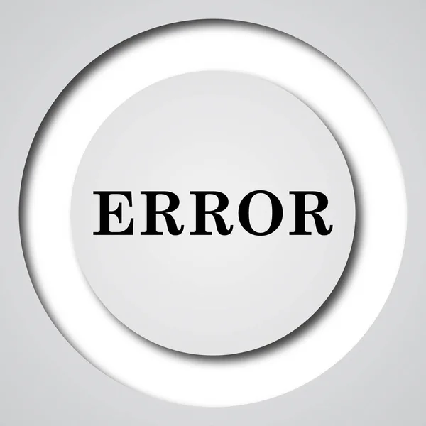 Icono de error — Foto de Stock