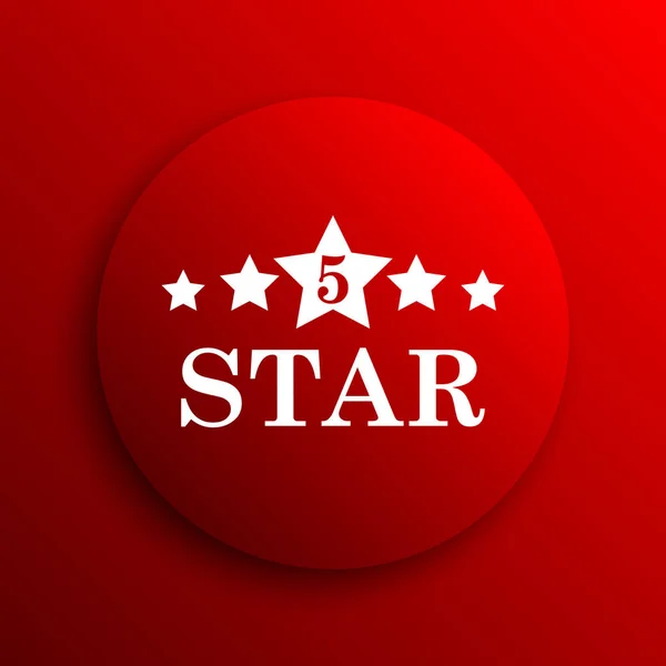 5 ikona hvězdičky — Stock fotografie