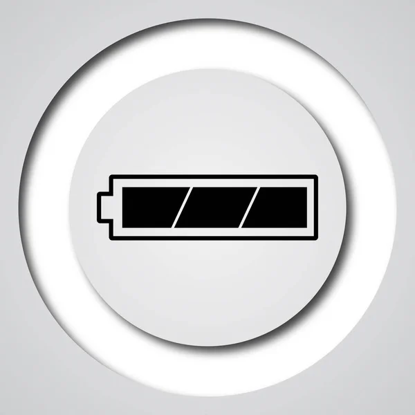 Fully charged battery icon — Zdjęcie stockowe