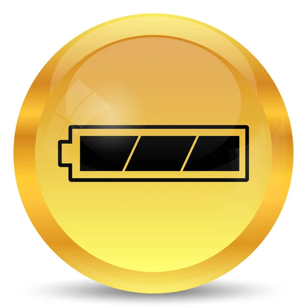 Fully charged battery icon — Zdjęcie stockowe